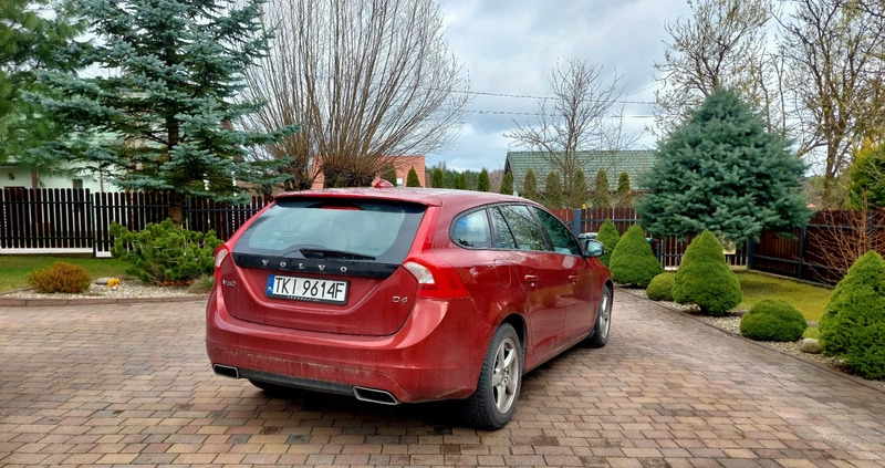 Volvo V60 cena 59500 przebieg: 215000, rok produkcji 2017 z Babimost małe 79